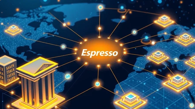 Espresso blockchain shared sequencer connecting global finance to decentralized networks with high-speed finality