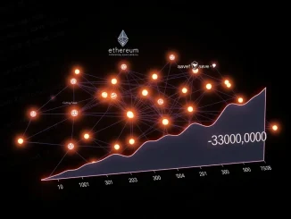 Visualization of the record 300,000 active ETH-based USDT addresses signaling a major on-chain shift into DeFi.