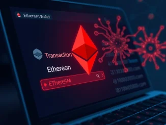 Analysis of Ethereum network activity surge linked to address poisoning attack risks.