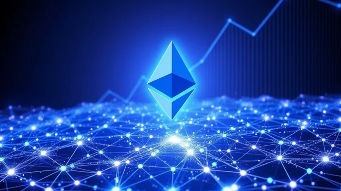 Ethereum adoption record showing massive network growth and increased blockchain activity