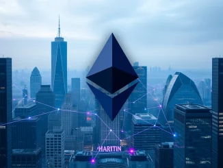 Ethereum blockchain infrastructure adopted by global financial institutions and banks