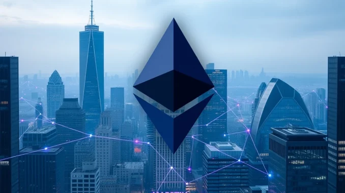 Ethereum blockchain infrastructure adopted by global financial institutions and banks