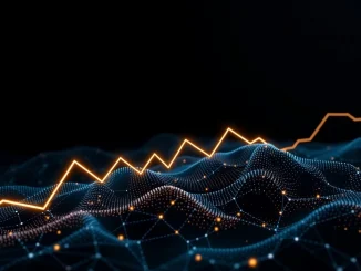 A data visualization showing the dramatic plunge in Ethereum network fees and gas costs since 2017.