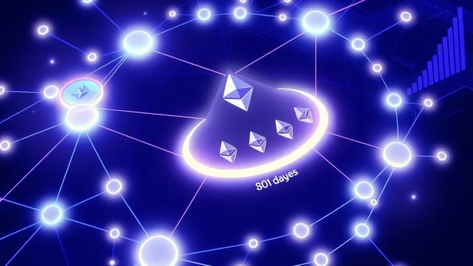 Ethereum Staking Queue Skyrockets to 1.76M ETH, Revealing Unprecedented Network Confidence Visualization of the record-high Ethereum staking queue on the Beacon Chain network.