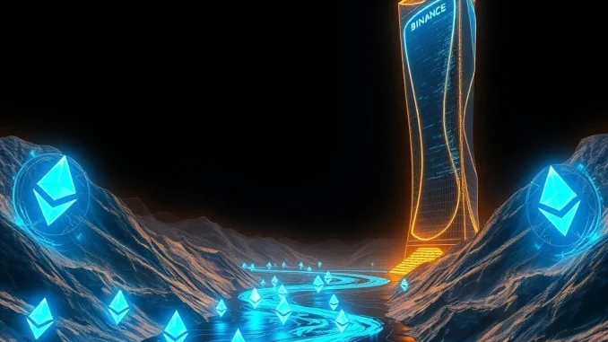 Analysis of a major 80,000 ETH cryptocurrency transfer between Binance wallets and its implications.