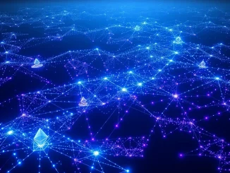 A visualization of the strong Ethereum validator network and its millions of supporting addresses.