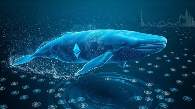 Ethereum whale transaction analysis showing a $15 million move raising insider trading questions in crypto markets.