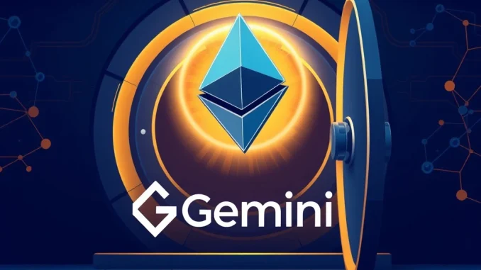 Analysis of a major Ethereum holder's multi-million dollar deposit to the Gemini cryptocurrency exchange.