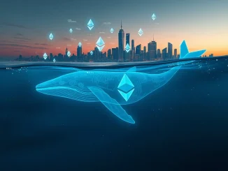 An Ethereum whale transferring millions in ETH to cryptocurrency exchanges for potential sale.