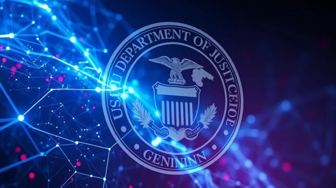 Blockchain network with cracked U.S. government seal illustrating crypto theft security failure
