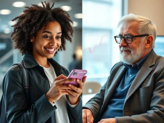 Illustration of the generational divide in cryptocurrency trust based on the latest OKX survey data.