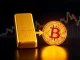Analyst forecast for a capital shift from gold bars to the Bitcoin cryptocurrency symbol in February.