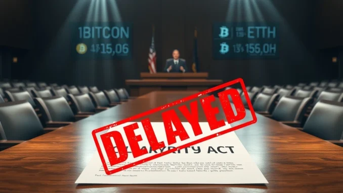 Goldman Sachs CEO warns of significant delay for US crypto bill and CLARITY Act legislation
