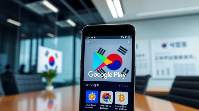 Google Play Store requiring VASP registration for cryptocurrency exchange apps in South Korea