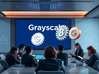 Grayscale considers new investment products for ARIAIP and GEOD tokens, expanding crypto asset management.