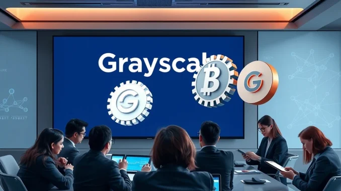 Grayscale considers new investment products for ARIAIP and GEOD tokens, expanding crypto asset management.