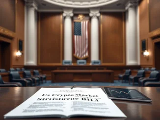 HSBC analysis suggests the US crypto bill will pass for regulatory stability, despite Coinbase's opposition over stablecoin rules.