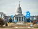 Kansas State Capitol building representing groundbreaking Bitcoin reserve legislation for state treasury management