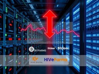 Analysis of KBW downgrading Bitfarms, Bitdeer, and HIVE Digital Bitcoin mining stocks amid AI shift.