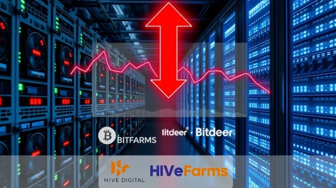 KBW Downgrades Bitcoin Mining Firms: The Critical Reality Behind the AI Pivot Analysis of KBW downgrading Bitfarms, Bitdeer, and HIVE Digital Bitcoin mining stocks amid AI shift.