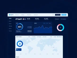 Kraken DeFi Earn product interface showing APY and availability in the US, Europe, and Canada.