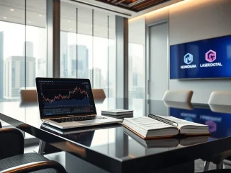 Laser Digital, backed by Nomura, seeks a US banking license for its crypto trading operations.