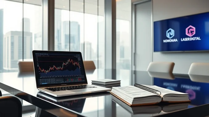 Laser Digital, backed by Nomura, seeks a US banking license for its crypto trading operations.