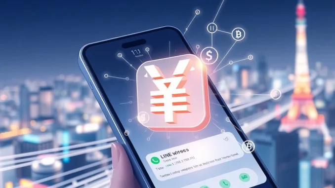 LINE Messenger integrates JPYC stablecoin for secure Japanese yen digital payments in new wallet feature.