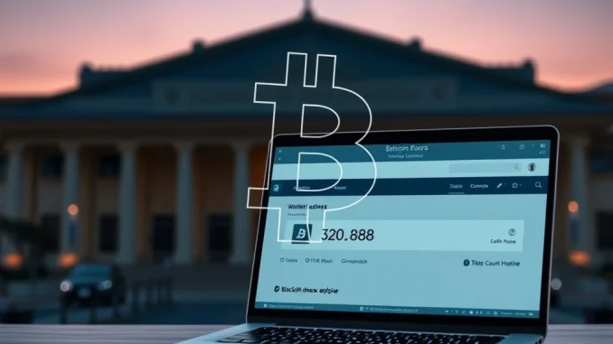 Lost Bitcoin wallet containing 320.88 BTC discovered by South Korean prosecutors in blockchain investigation.