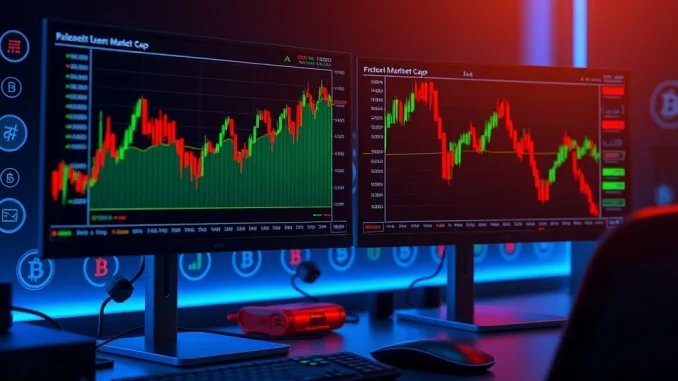 Meme coin trading volume surges while market capitalization declines in cryptocurrency markets