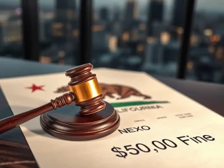 California regulators fine Nexo $500K for unlicensed crypto lending operations