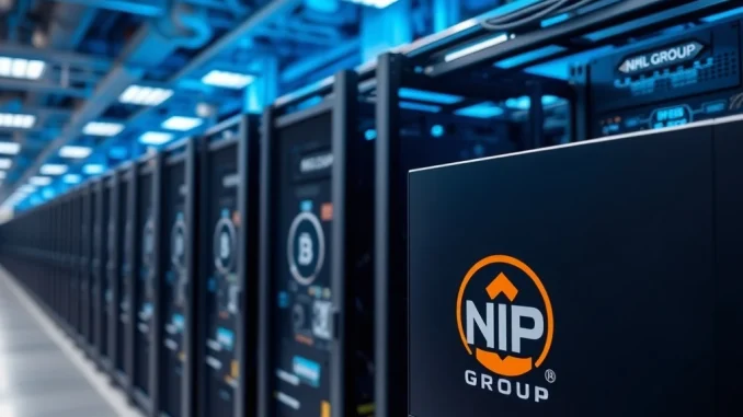 NIP Group Bitcoin mining facility achieving top-20 public miner status in the US