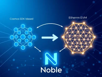 Noble blockchain migration from Cosmos to a standalone EVM Layer 1 network for developers.