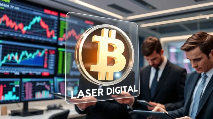 Laser Digital's institutional Bitcoin fund analysis showing tokenized yield strategies