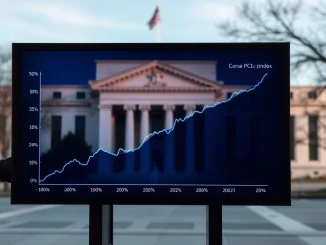 Core PCE inflation data analysis showing Federal Reserve's preferred gauge meeting forecasts