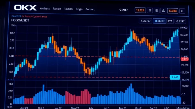 OKX exchange listing FOGO cryptocurrency for spot trading with USDT pairing