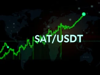OKX exchange listing the USAT/USDT trading pair for spot trading on a digital asset platform.