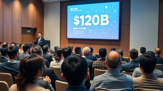 Mysten Labs APAC head presents $120B on-chain finance milestone at Seoul blockchain event, signaling commercialization.