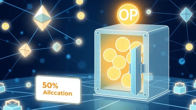 Optimism governance voting on OP token buybacks using Superchain revenue allocation