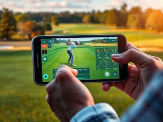 PGA Tour Rise blockchain golf game on mobile with tokenized items and SKALE network integration