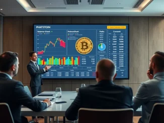 Michael Saylor defends Bitcoin corporate treasury strategy during financial presentation