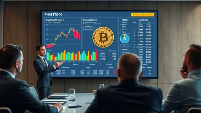 Michael Saylor defends Bitcoin corporate treasury strategy during financial presentation