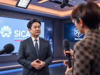 Scallop CEO Kris Lai interviewed by Korea Economic Broadcasting about the Sui DeFi platform's future.