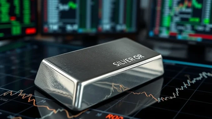 Silver market cap surge shown on a financial chart outperforming other asset classes.