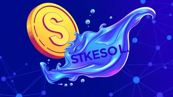 STKESOL liquid staking token transforming SOL into liquid assets on Solana blockchain