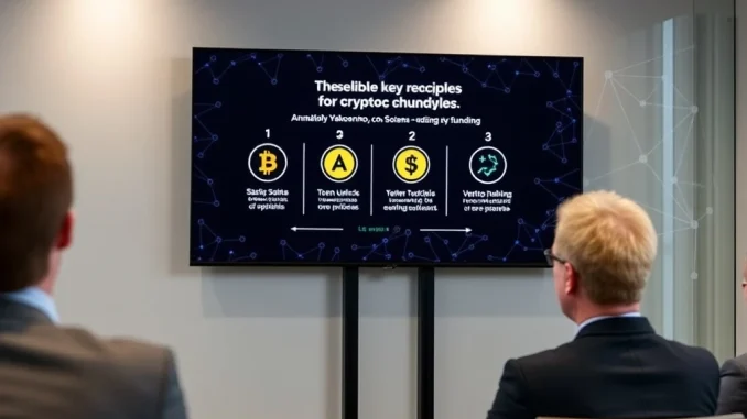 Solana Founder Reveals Crucial Principles for Early Crypto Projects to Secure Vital Capital Solana founder Anatoly Yakovenko explaining key principles for crypto project funding and tokenomics strategy.