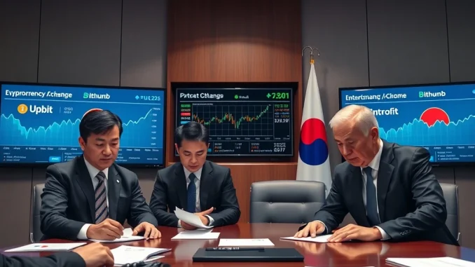 South Korean Crypto Exchange Fund: A Bold Regulatory Proposal for Market Reform South Korean financial authorities discuss a proposed joint fund for cryptocurrency exchanges in a Seoul boardroom.