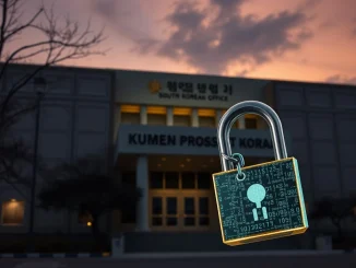 South Korean prosecutors investigate the shocking loss of 40 billion won in seized Bitcoin from their office.