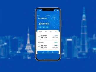 Bidan Jumeoni wallet interface enabling forex-to-KRW stablecoin exchange in South Korea's digital finance landscape