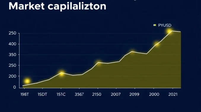 Stablecoin Growth Reveals a Stark Slowdown Since Late 2023 Data visualization showing the slowdown in stablecoin growth since Q4 2023, featuring USDT and USDC.
